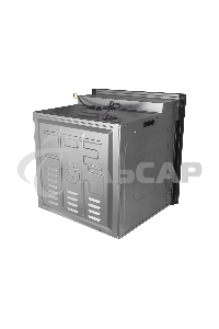 Духовой шкаф электрический встраиваемый LEX EDM 042 IX нержавеющая сталь/черный