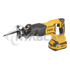 Пила сабельная аккумуляторная бесщет. Denzel RS-250, Li-Ion, 20 В