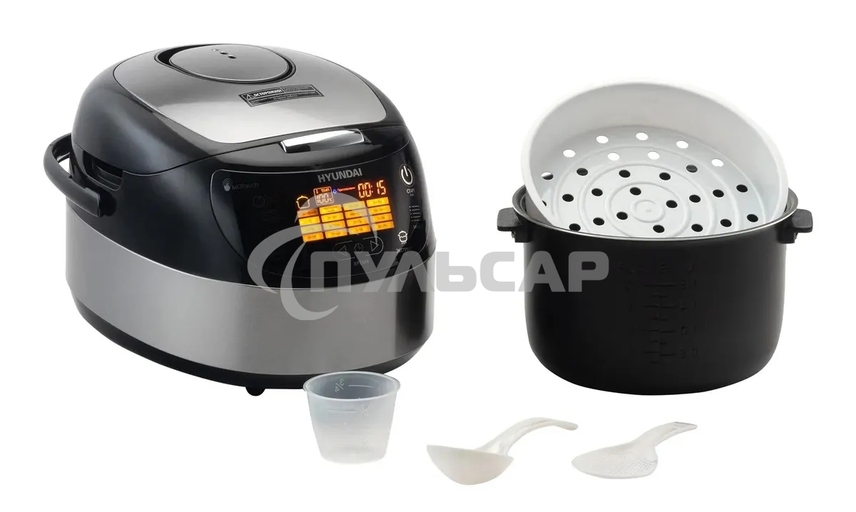 Мультиварка Hyundai HYMC-1610 5л 850Вт серебристый/черный