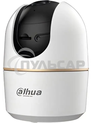 Мини-PT IP-видеокамера DAHUA DH-IPC-H4AP-0360B с Wi-Fi 2.4ГГц 4Мп, 1/3” CMOS, объектив 3.6мм, видеоаналитика, ИК до 10м