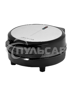 Вафельница Galaxy Line GL 2987, черный с серебристым, с несъемными пластинами, 1200 Вт