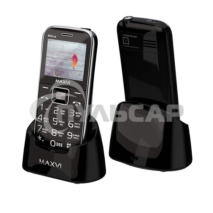Мобильный телефон Maxvi B6ds up черный