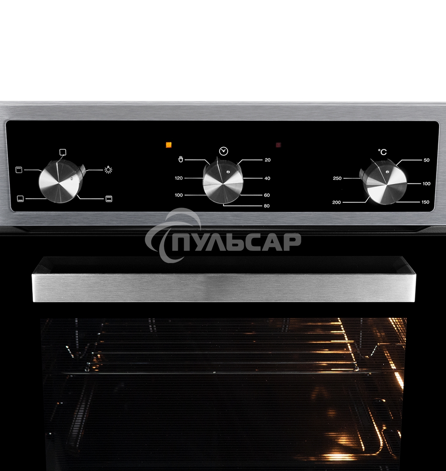 Духовой шкаф электрический встраиваемый LEX EDM 042 IX нержавеющая сталь/черный