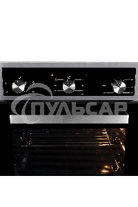 Духовой шкаф электрический встраиваемый LEX EDM 042 IX нержавеющая сталь/черный