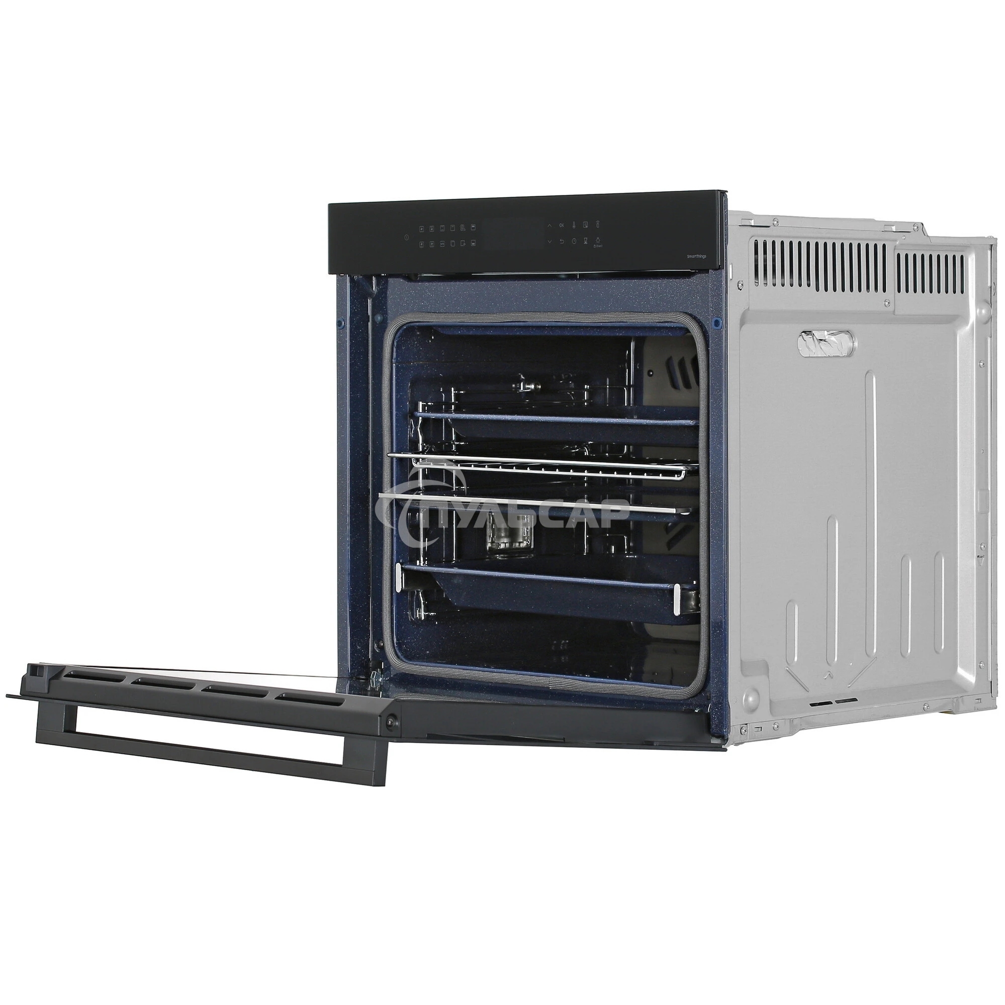 Электрический духовой шкаф Samsung NV7B4225ZAK/WT 59.5 x 59.6 x 57 см, Dual Cook, Каталитическая очистка, 2 стекла, Гриль, Конвекция, Сенсорное управление, LED дисплей, Air Sous Vide, Wi-Fi SmartThings, 76 л, черное стекло