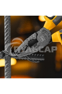 Плоскогубцы комбинированные Denzel 205 мм, трехкомпонентные рукоятки