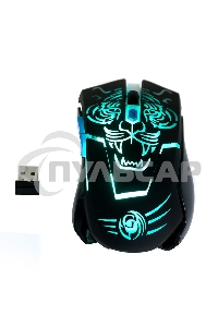 Мышь беспроводная Dialog Gan-Kata MRGK-12UR черный, 1600 dpi, радиоканал, USB, кнопки - 6