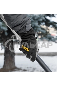 Перчатки универсальные Denzel 68090 двойные, работа с сенсорным экраном, размер 9