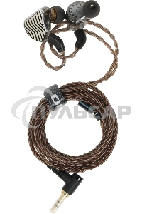 Наушники внутриканальные Fiio JH3 1.2м черный проводные в ушной раковине (80001881)