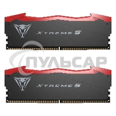 Оперативная память Patriot Viper Xtreme 5, DDR5, 32Gb (2x16Gb), 7600MHz, CL36, DIMM, с радиаторами, черный