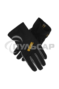 Перчатки универсальные Denzel 68090 двойные, работа с сенсорным экраном, размер 9