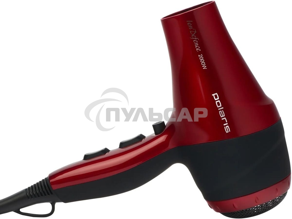 Фен Polaris PHD 2077i 2000Вт красный/черный
