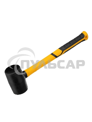 Киянка резиновая Denzel 225 г, черная, фибергласовая рукоятка c TPR покрытием