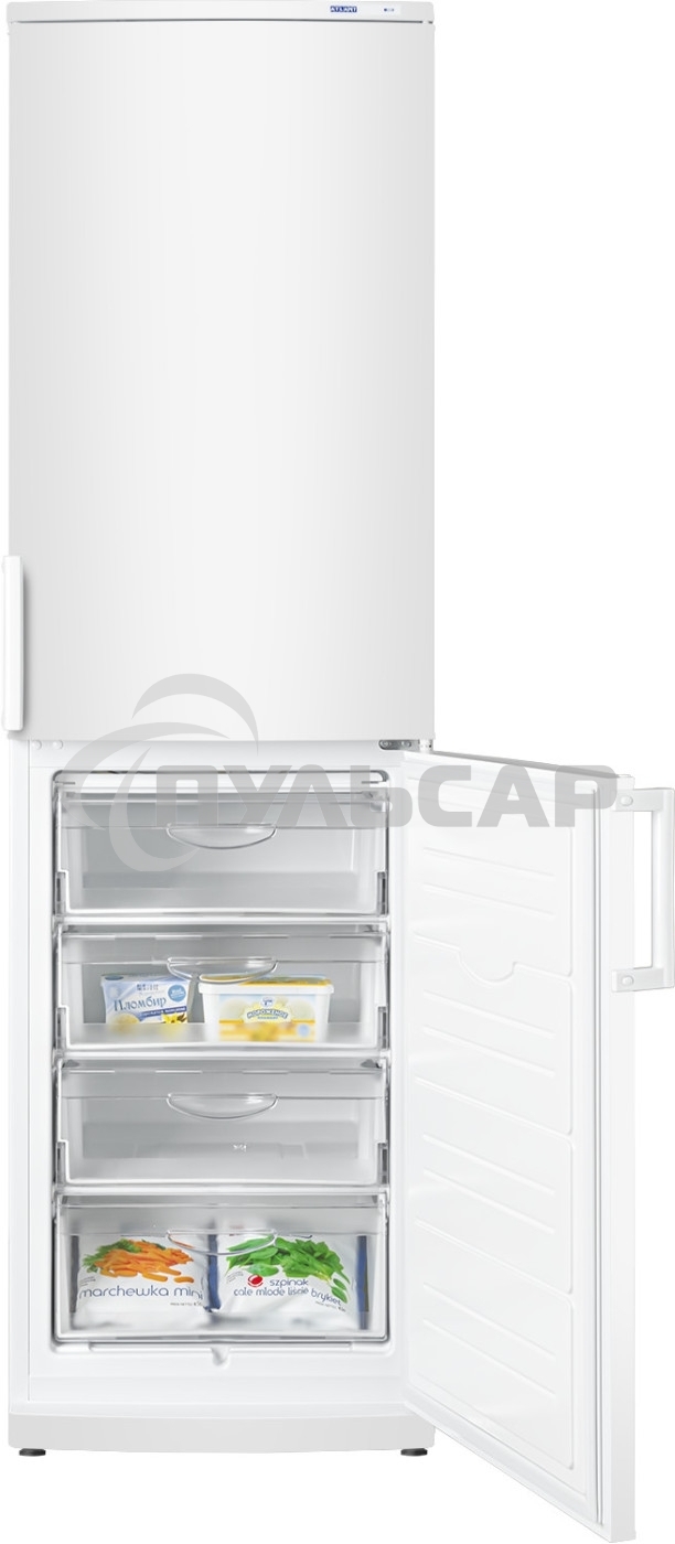 Холодильник Atlant XM-4025-000 белый двухкамерный 225/139л морозилка снизу