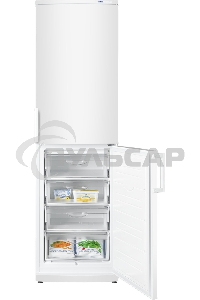 Холодильник Atlant XM-4025-000 белый двухкамерный 225/139л морозилка снизу