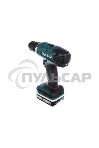 Дрель-шуруповерт Makita DF347DWE Дрель ак, 14.4В,2х1.5Ач Li-ion,БЗП-10мм,0-400\0-1400об\м,30\15Нм,1.4кг,чем,G-серия