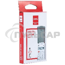 Калькулятор карманный Deli E39217/BLUE синий 8-разр.