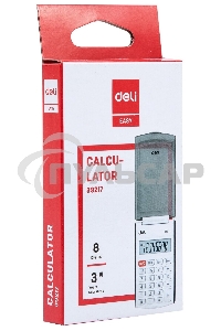 Калькулятор карманный Deli E39217/BLUE синий 8-разр.