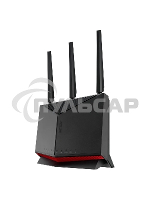 Маршрутизатор ASUS RT-BE86U, черный/красный, 90IG08W0-MO9A0V