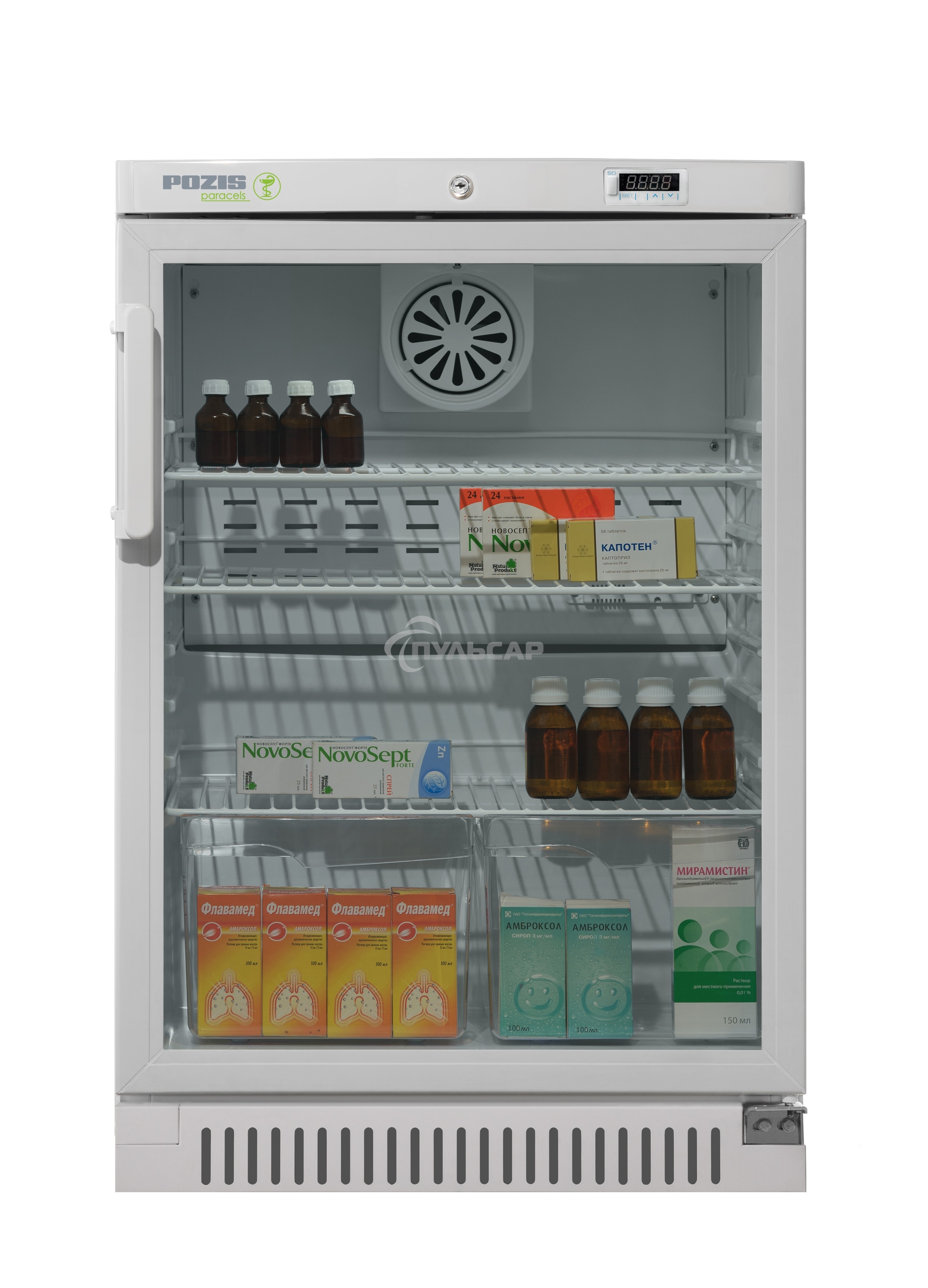 Холодильник фармацевтический Pozis ХФ- 140-3 белый однокамерный 140 л