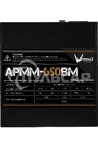 Блок питания Aerocool / Formula ATX 650W APMM-650BM 80 PLUS bronze (20+4pin) APFC 140мм fan 6xSATA Cab Manag RTL
