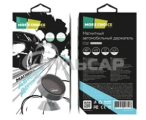 Автомобильный держатель MORE CHOICE C02 серебристый