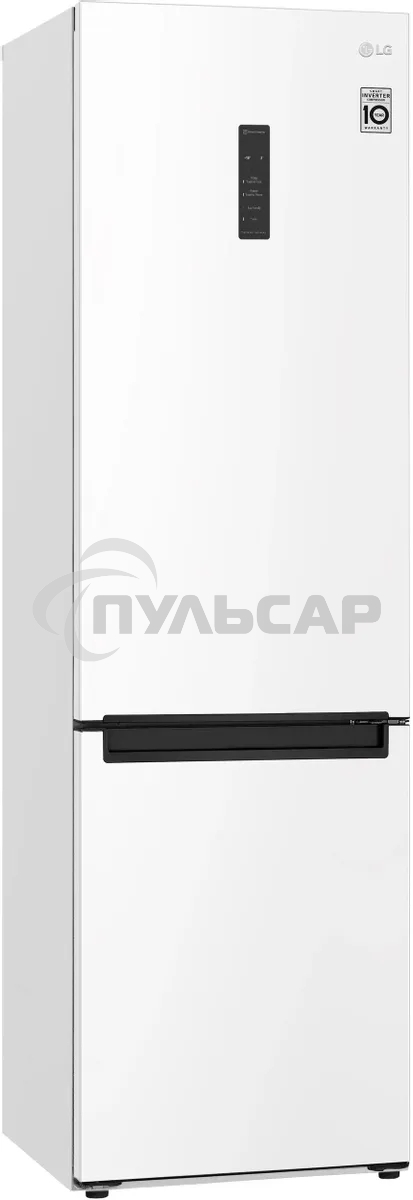 Холодильник LG GA-B509LQYL белый двухкамерный 277/107л морозилка снизу, No Frost