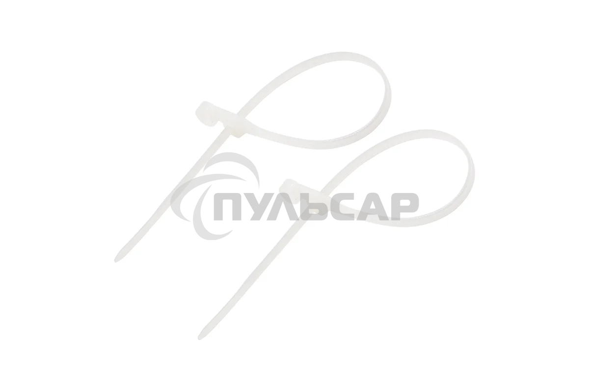 Хомут кабельный Rexant 07-0104 3.6х100 нейл. белый (уп.100 шт)