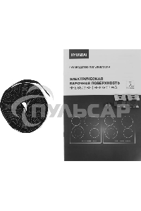 Электрическая варочная панель Hyundai HHE 6672 BG черный
