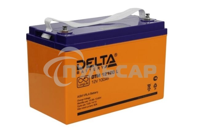Батарея Delta DTM 12100 L 12В 100А·ч