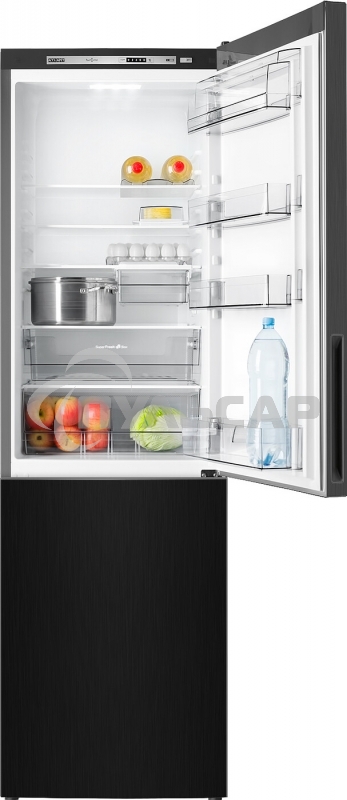 Холодильник Atlant ХМ-4624-151 черный металлик двухкамерный 228/119л морозилка снизу