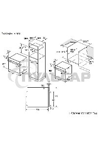 Духовой шкаф электрический HOMsair OEH6010BK2 черный