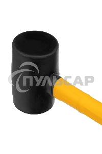 Киянка резиновая Denzel 225 г, черная, фибергласовая рукоятка c TPR покрытием