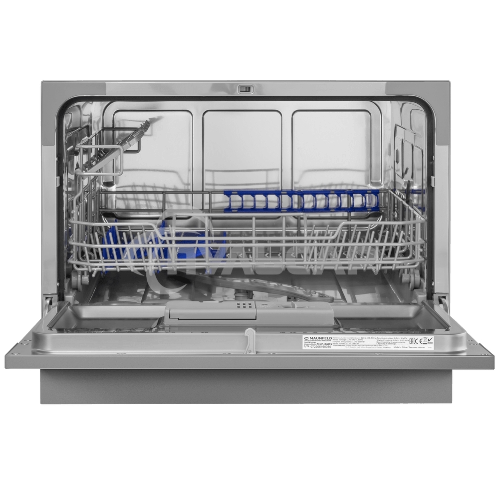 Посудомоечная машина Maunfeld MLP-06DS, серый, 55 см, 6 компл., 49 дБ, класс A+