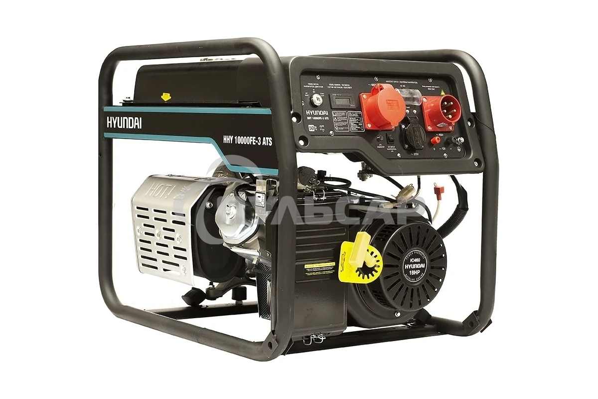 Электрогенератор бензиновый Hyundai HHY 10000FE-3 ATS, 8 кВт, 74 дБ, 89.5 кг