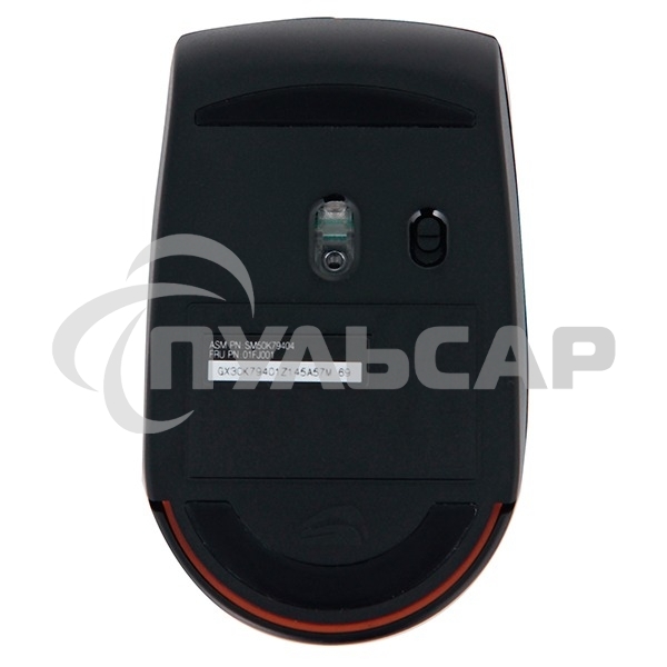 Мышь беспроводная Lenovo 300 черный, 1000 dpi, радиоканал, USB, кнопки - 3