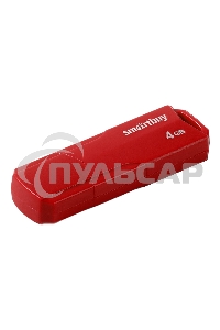 Флешка USB Smartbuy R/W 4 Gb,CLUE Red (SB4 GbCLU-R)