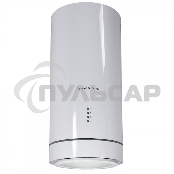 Вытяжка каминная Zigmund & Shtain K 013.4 W белый, 38 см, 1200 куб. м/ч, 74 дБ