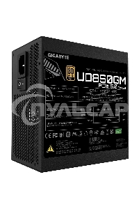 Блок питания Gigabyte UD850GM PG5 V2 GP-UD850GM PG5 850W, 80Plus, Gold, Полностью модульный, PCIe Gen 5.0 compatible 28200-U85GP-2EUR