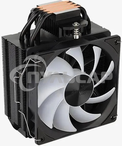 Кулер для процессора AeroCool / Formula Rime 4 черный, 120 мм, алюминий/медь, 1800 об/мин, 34 дБ, 4 pin, 230 Вт, 155 мм