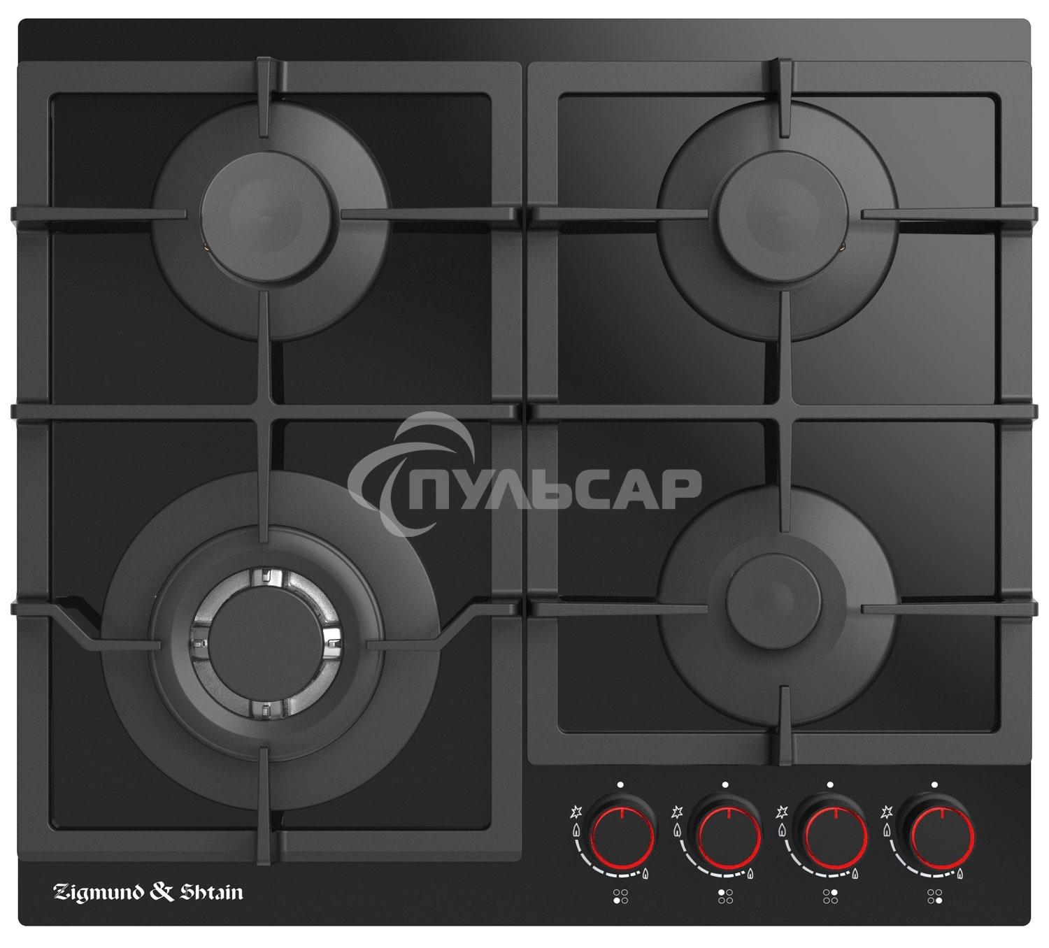 Газовая варочная панель Zigmund & Shtain MN 199.61 B независимая, черный