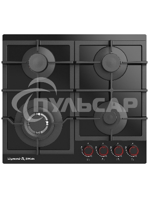 Газовая варочная панель Zigmund & Shtain MN 199.61 B независимая, черный