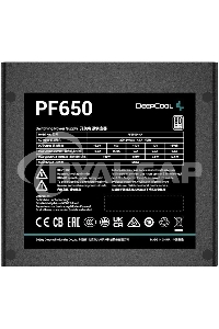 Блок питания Deepcool / GamerStorm PF650, 650Вт, 80 PLUS, 120мм, черный