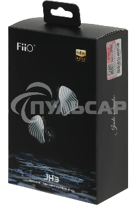 Наушники внутриканальные Fiio JH3 1.2м черный проводные в ушной раковине (80001881)