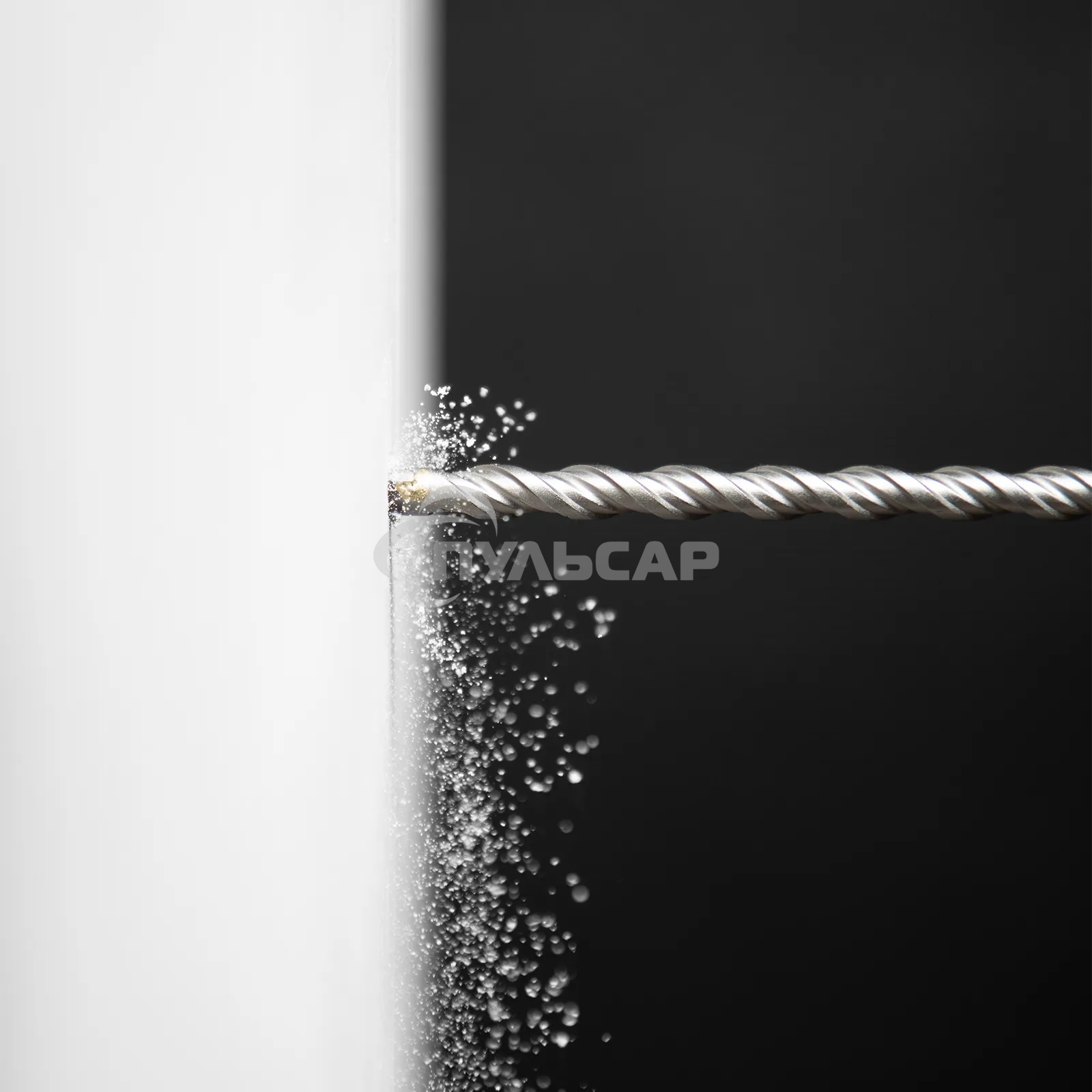 Бур по бетону Denzel двойная спираль, Cobalt W-tip, 12x260 мм, SDS PLUS