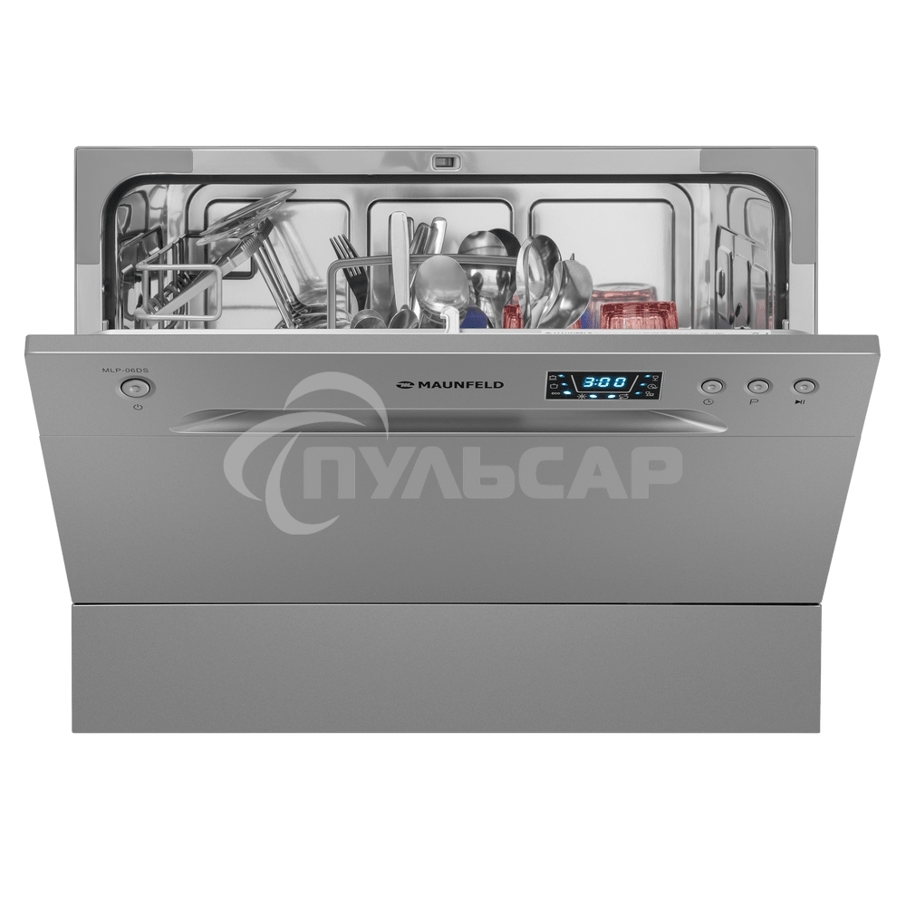 Посудомоечная машина Maunfeld MLP-06DS, серый, 55 см, 6 компл., 49 дБ, класс A+