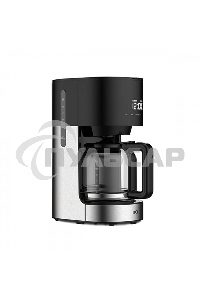 Кофеварка капельнаяBQ CM1001 черный-стальной, исп. кофе -молотый, 1.5 л, 900 Вт.