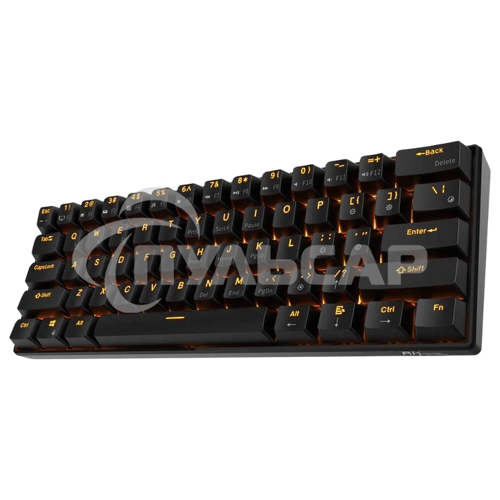 Клавиатура беспроводная Royal Kludge RK61 Brown switch черный