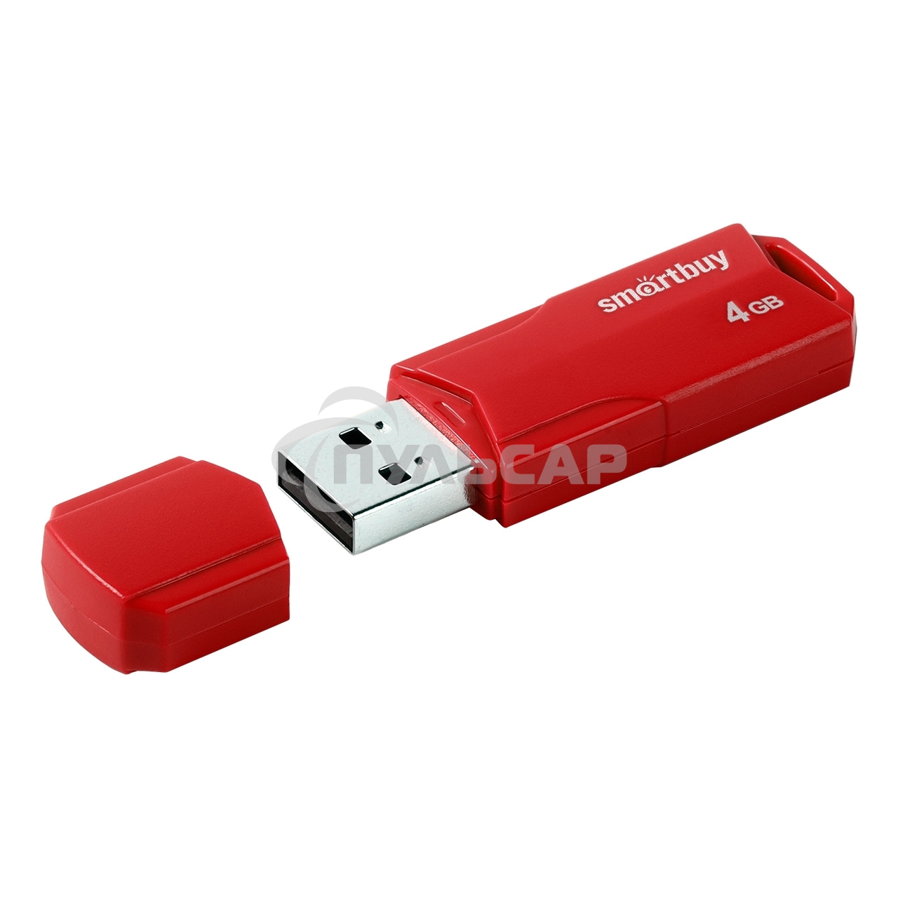 Флешка USB Smartbuy R/W 4 Gb,CLUE Red (SB4 GbCLU-R)