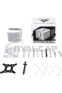 Устройство охлаждения(кулер) Thermalright Silver Soul 110 White Soc-AM5/AM4/1151/1200/2066/2011/1700 белый 4-pin 23dB Al+Cu 400gr Ret (SILVER-SOUL-110-WH)